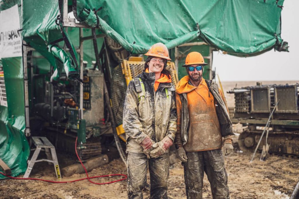Mine Workers In Field